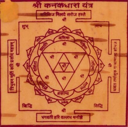 Kanakdhara Yantra on Bhojpatra