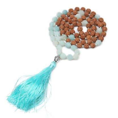 Buddha Religion Necklace Scrub Natural Stone